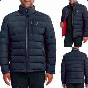 NEW - Men’s Nautica Puffer Jacket with Zippered Pockets